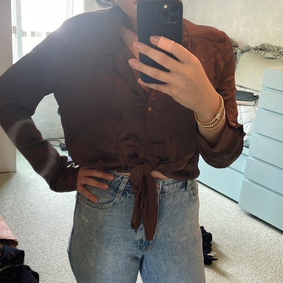Wilfred tie front blouse - Picture 5 of 5